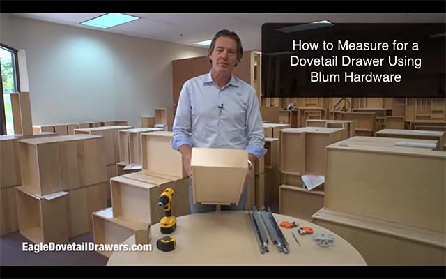 How to Measure for Dovetail Drawers Using Blum Hardware